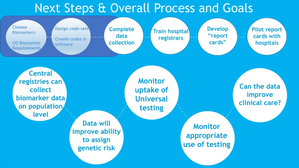 next steps overall process and goals