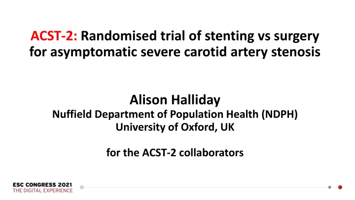 acst 2 randomised trial of stenting vs surgery