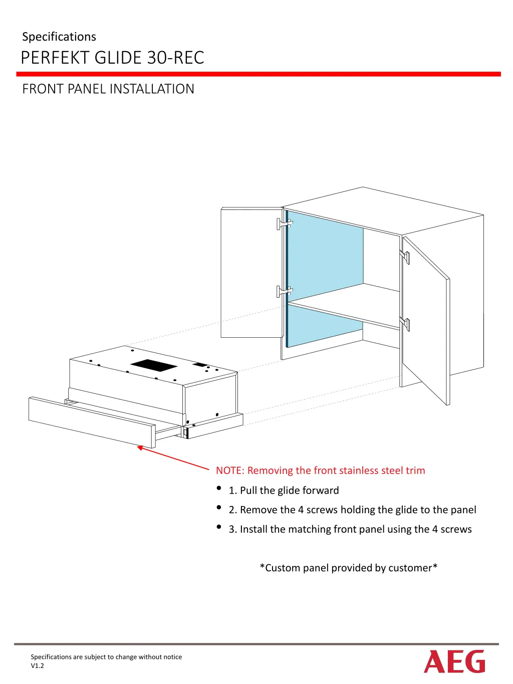 specifications perfekt glide 30 rec 2