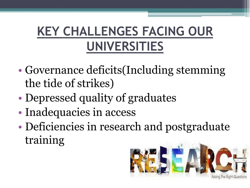 key challenges facing our universities 3