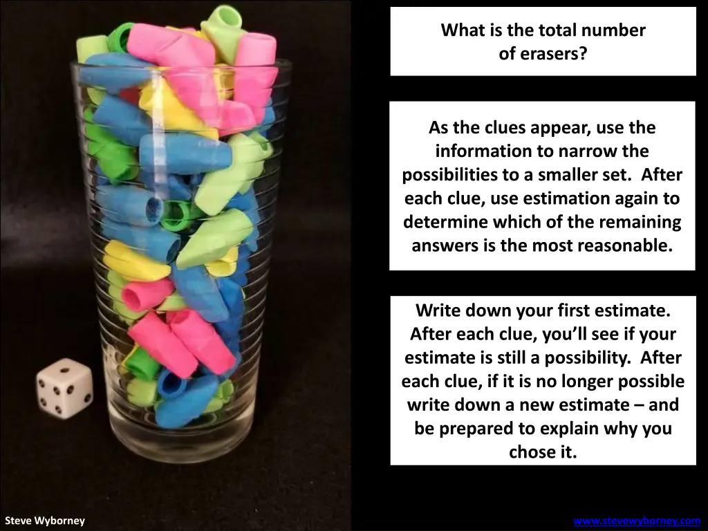 what is the total number of erasers