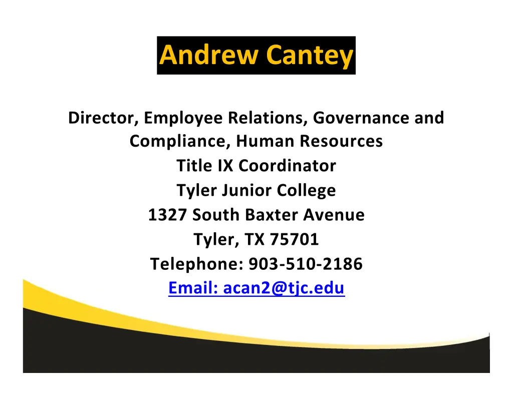 andrew cantey