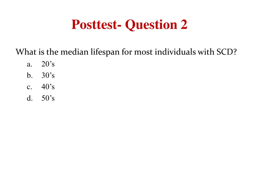 posttest question 2