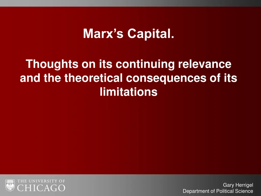 marx s capital