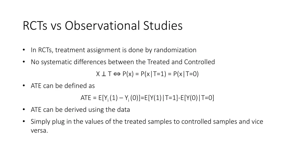 rcts vs observational studies