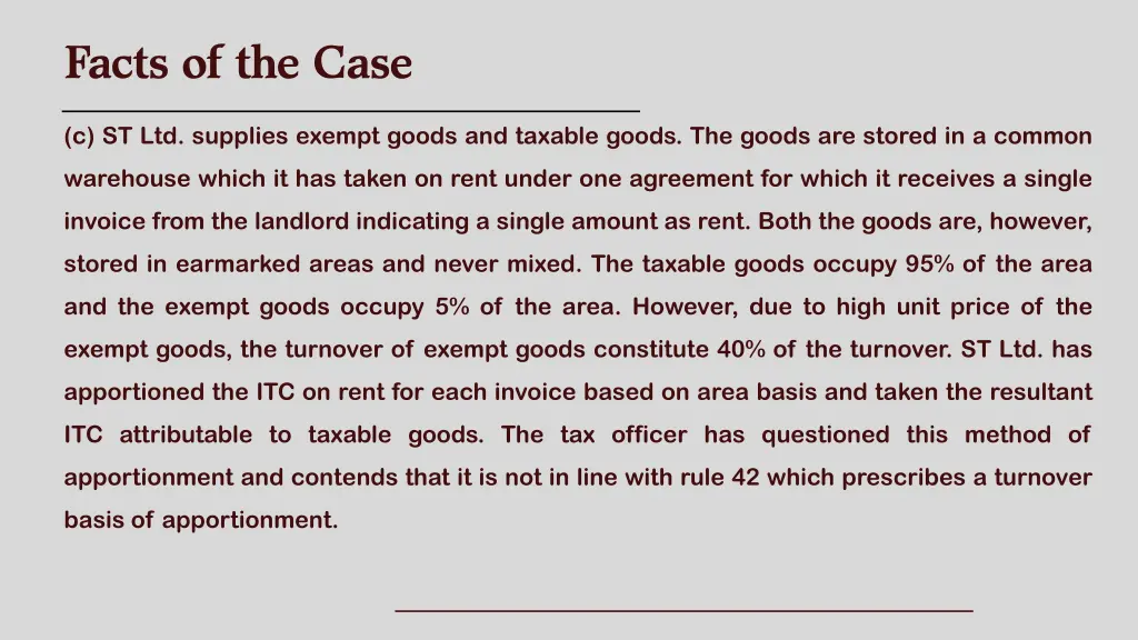 facts of the case 12