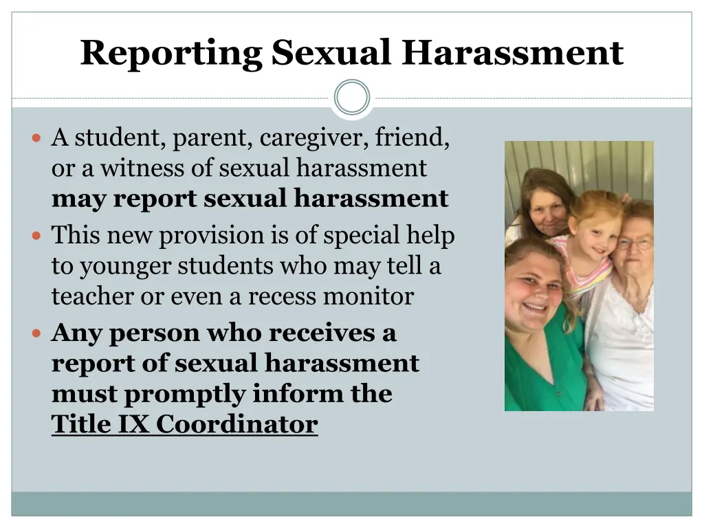 reporting sexual harassment 1