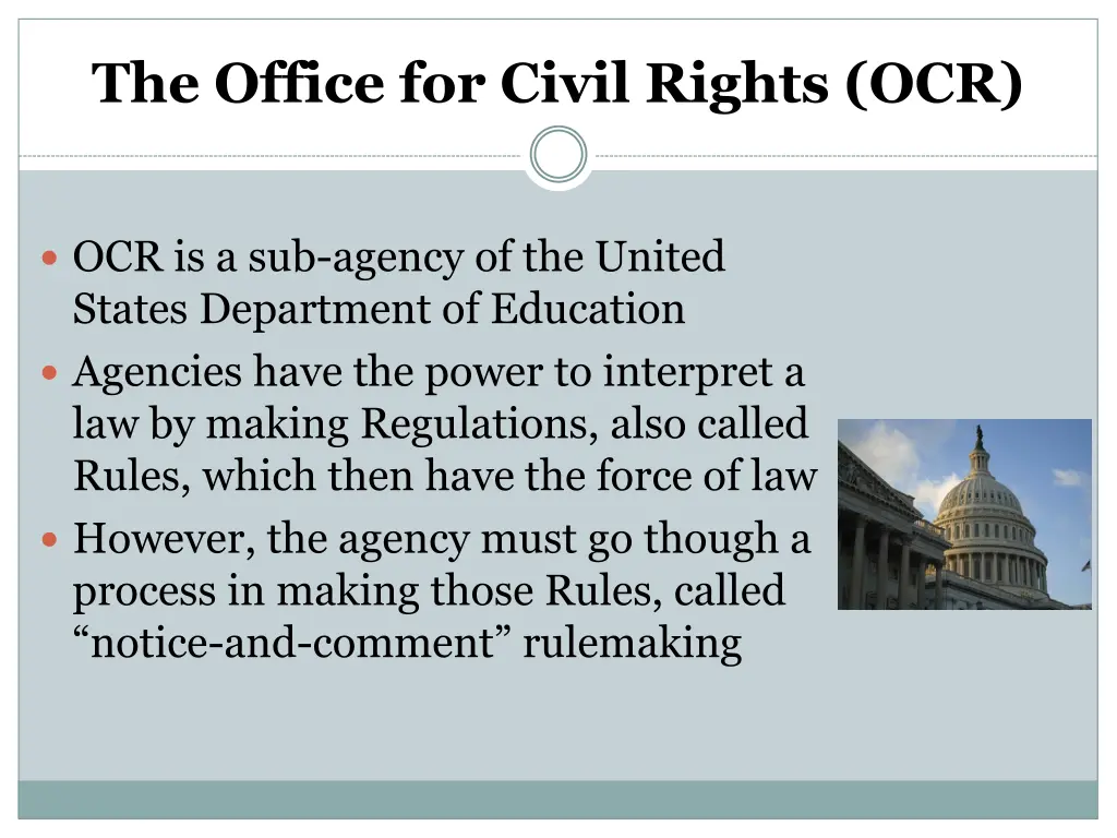 the office for civil rights ocr