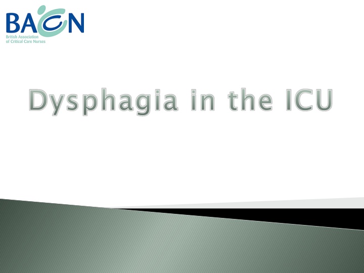 dysphagia in the icu