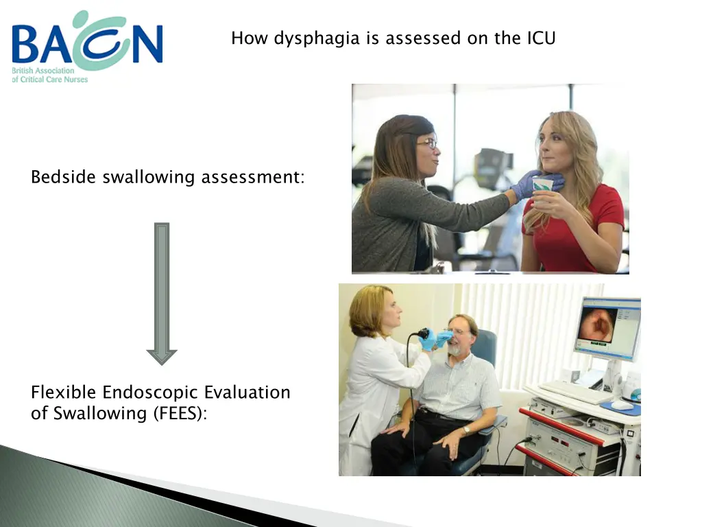 how dysphagia is assessed on the icu