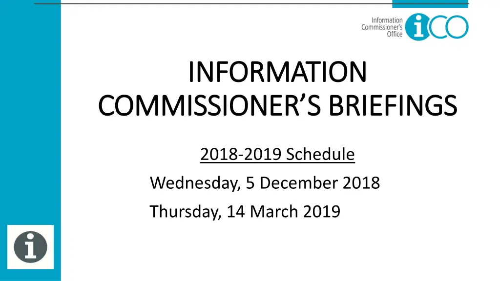 information information commissioner s briefings