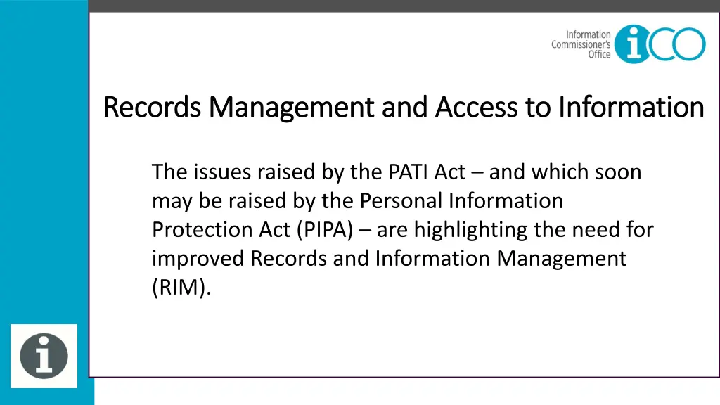 records management and access to information