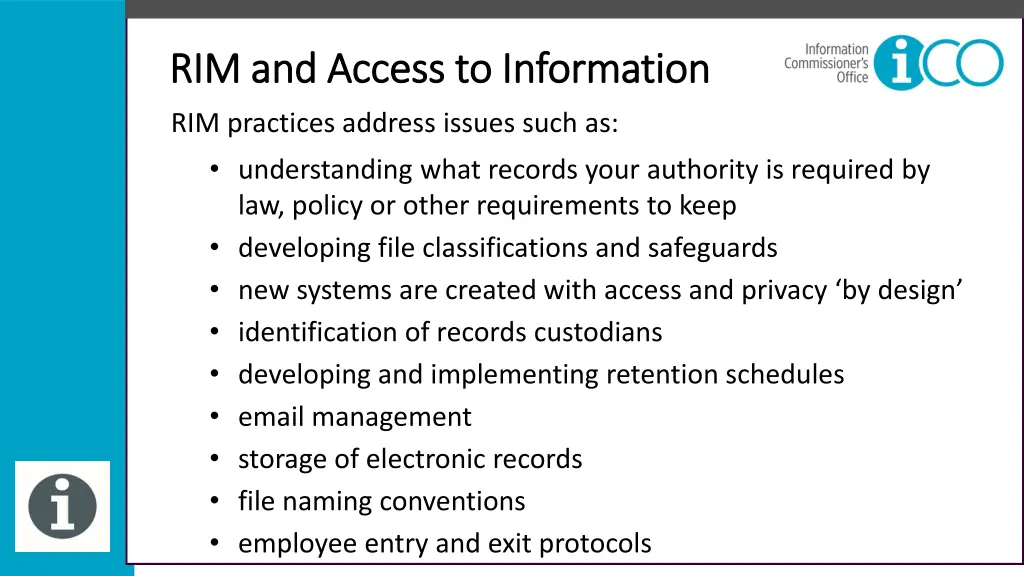 rim and access to information rim and access