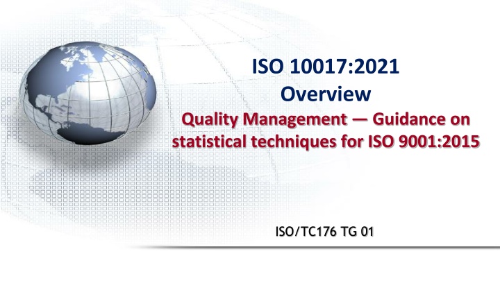 iso 10017 2021 overview quality management