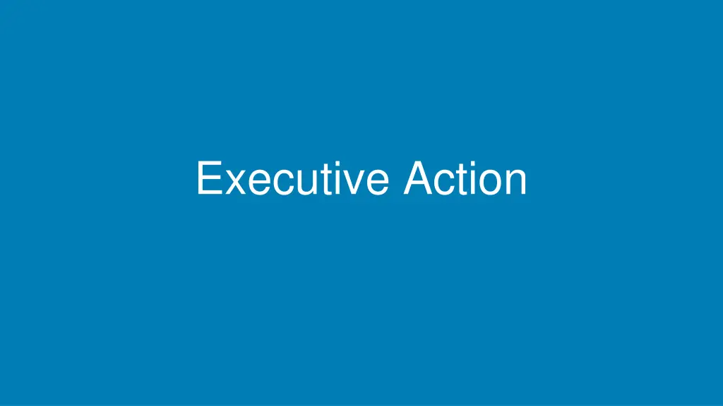 executive action