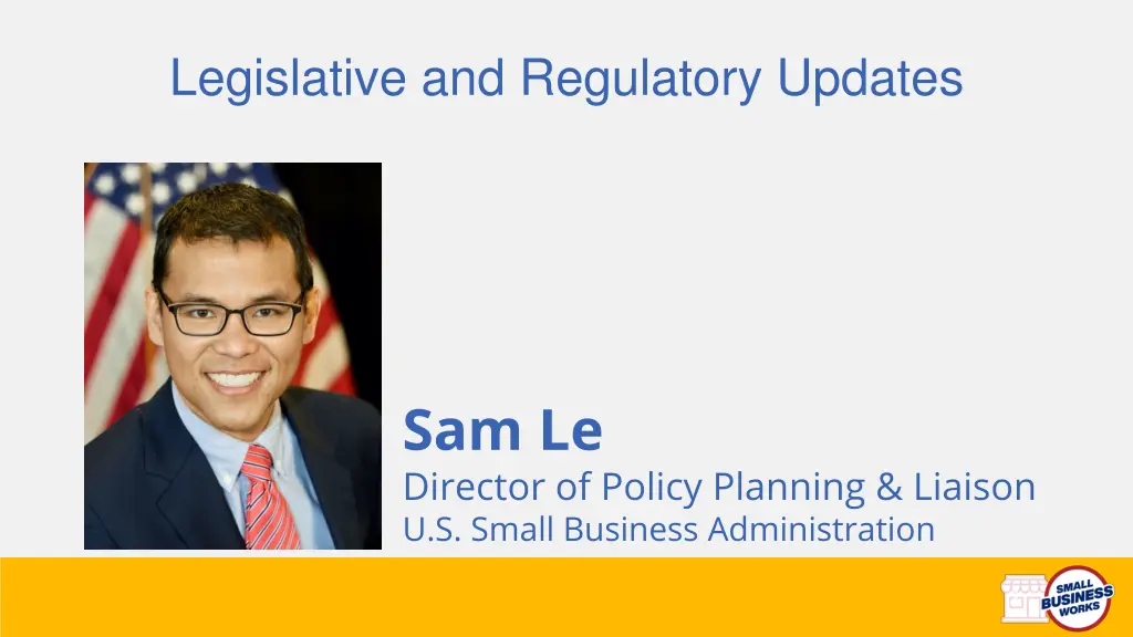 legislative and regulatory updates