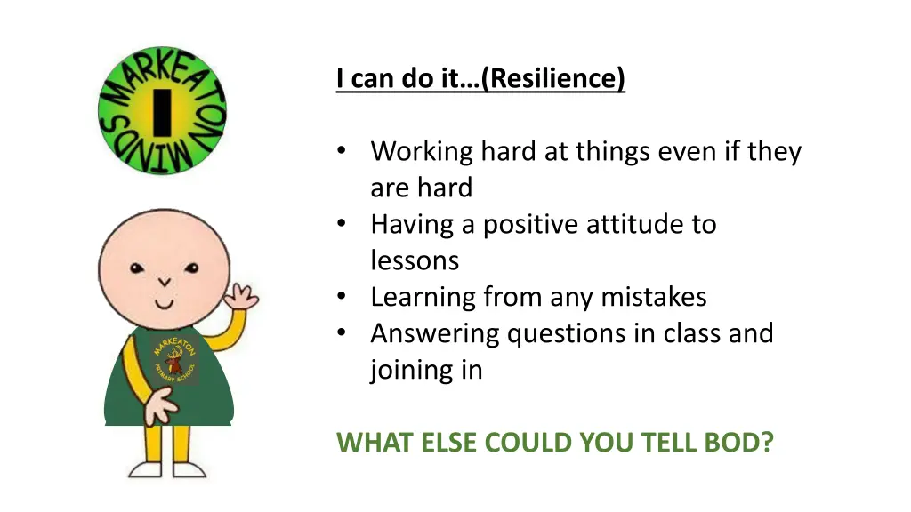 i can do it resilience