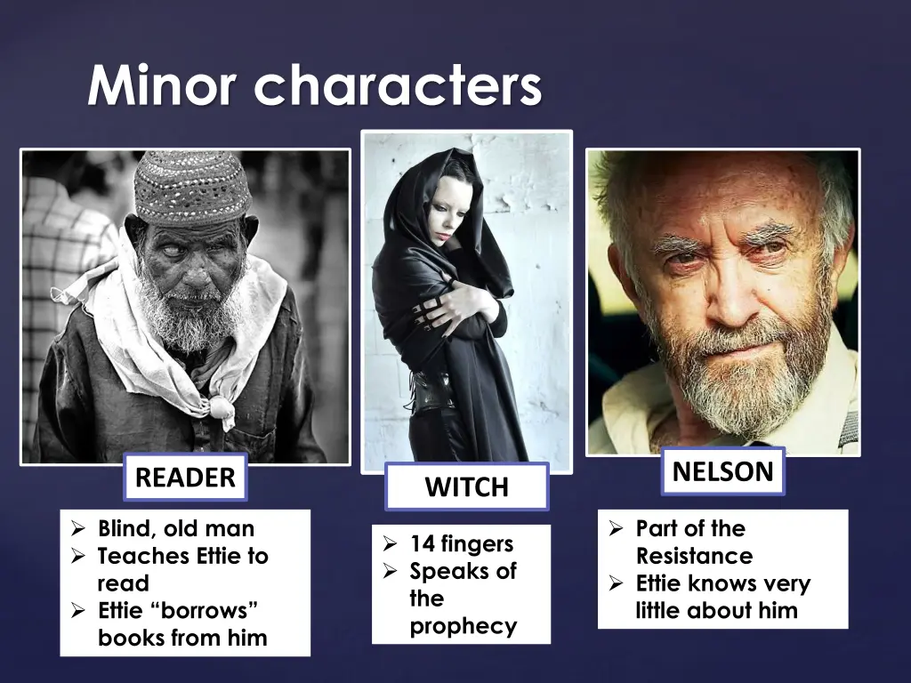 minor characters