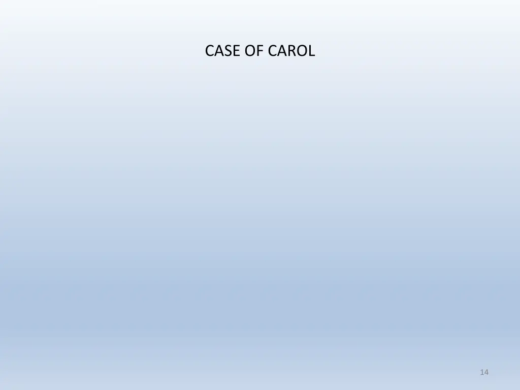 case of carol