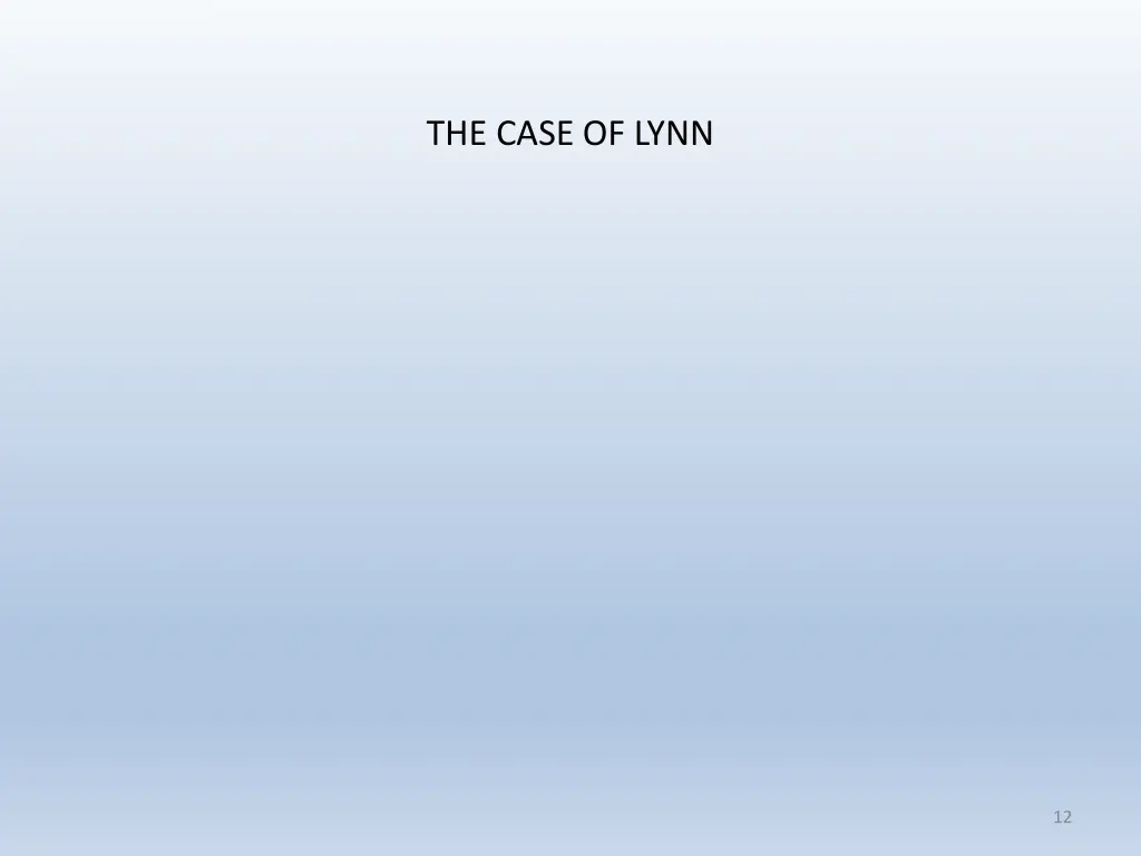 the case of lynn