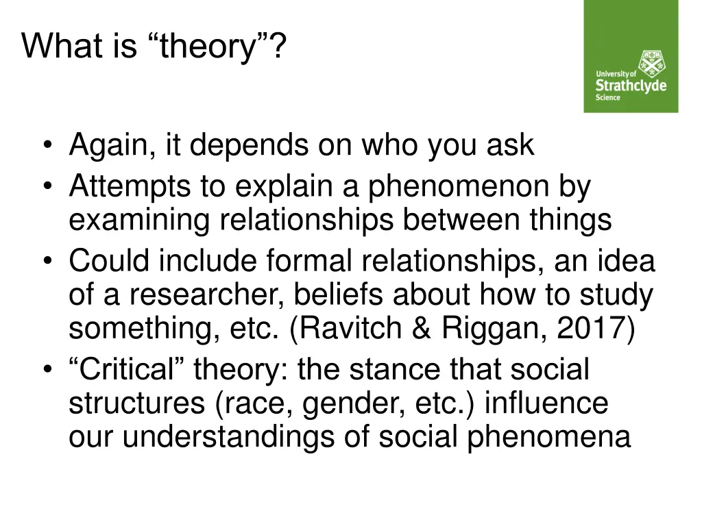 what is theory