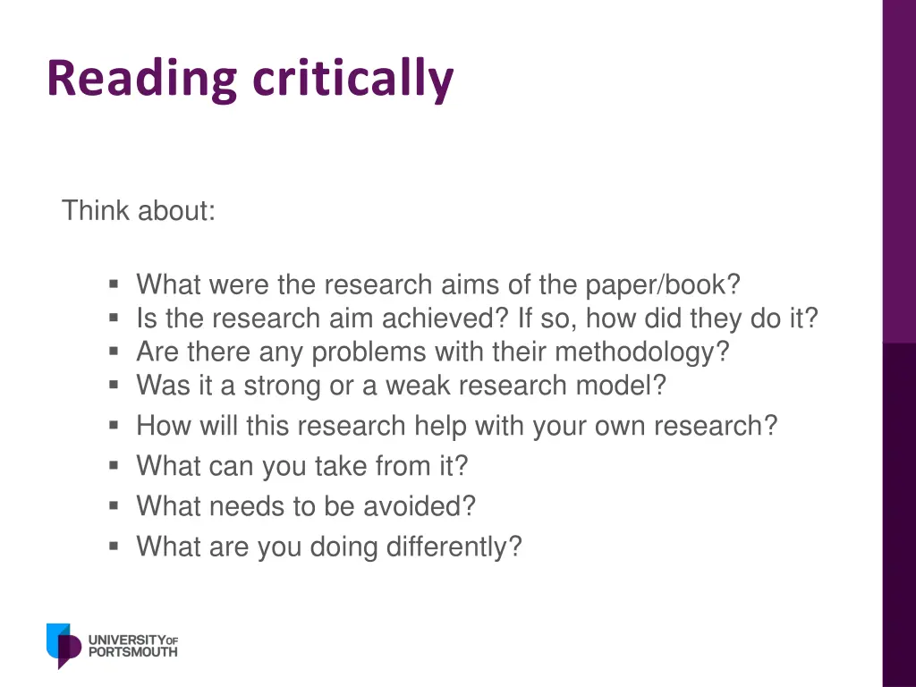 reading critically