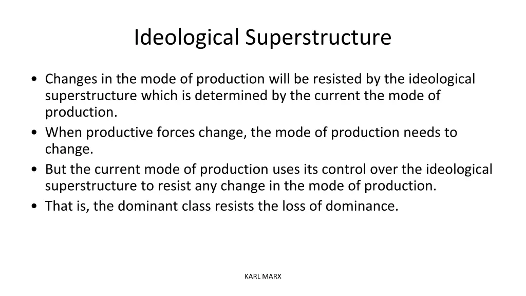 ideological superstructure