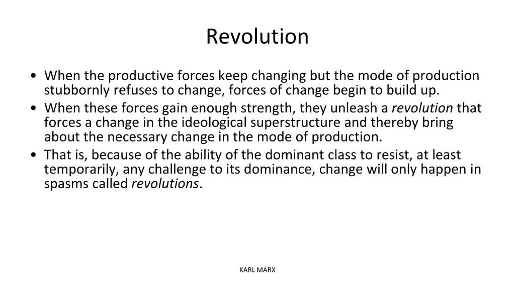 revolution