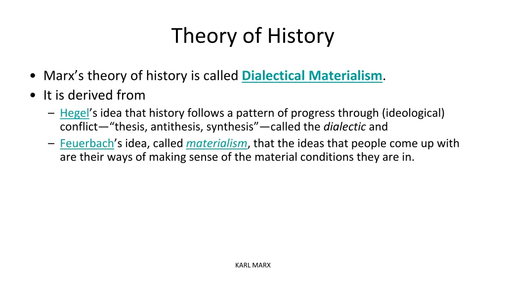 theory of history