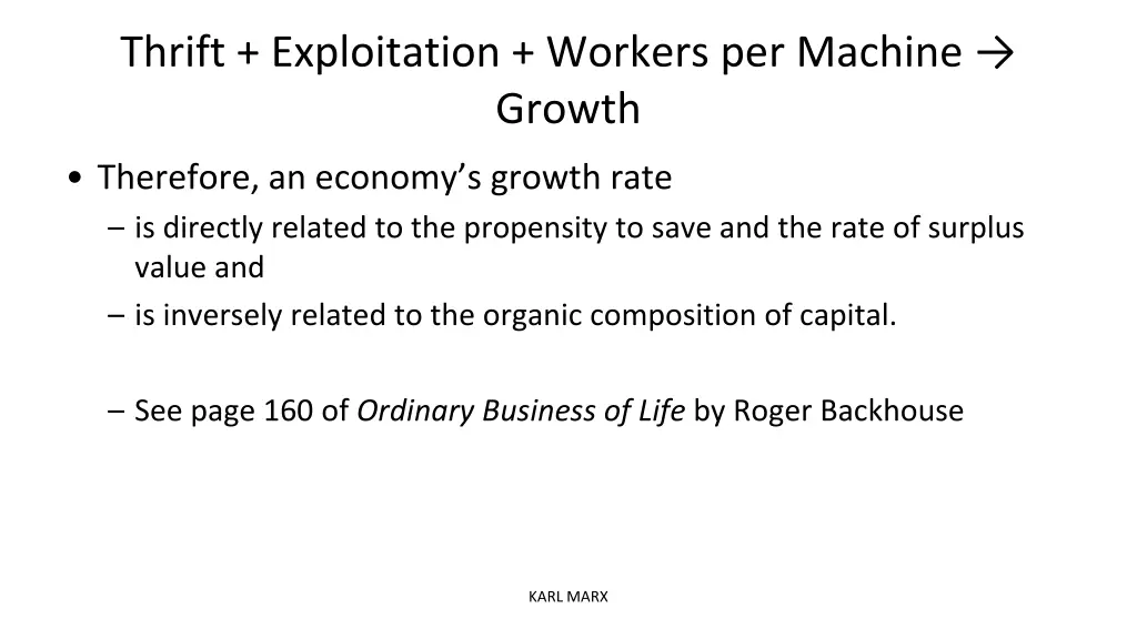 thrift exploitation workers per machine growth