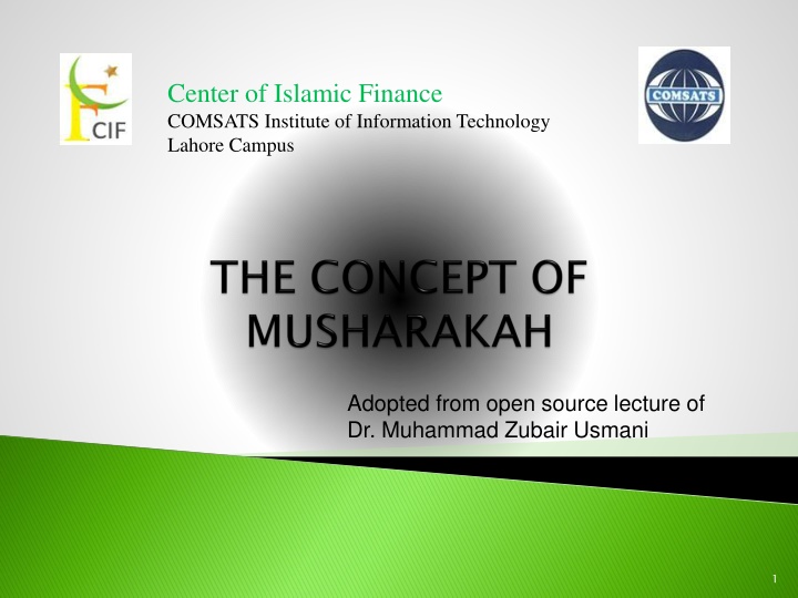 center of islamic finance comsats institute