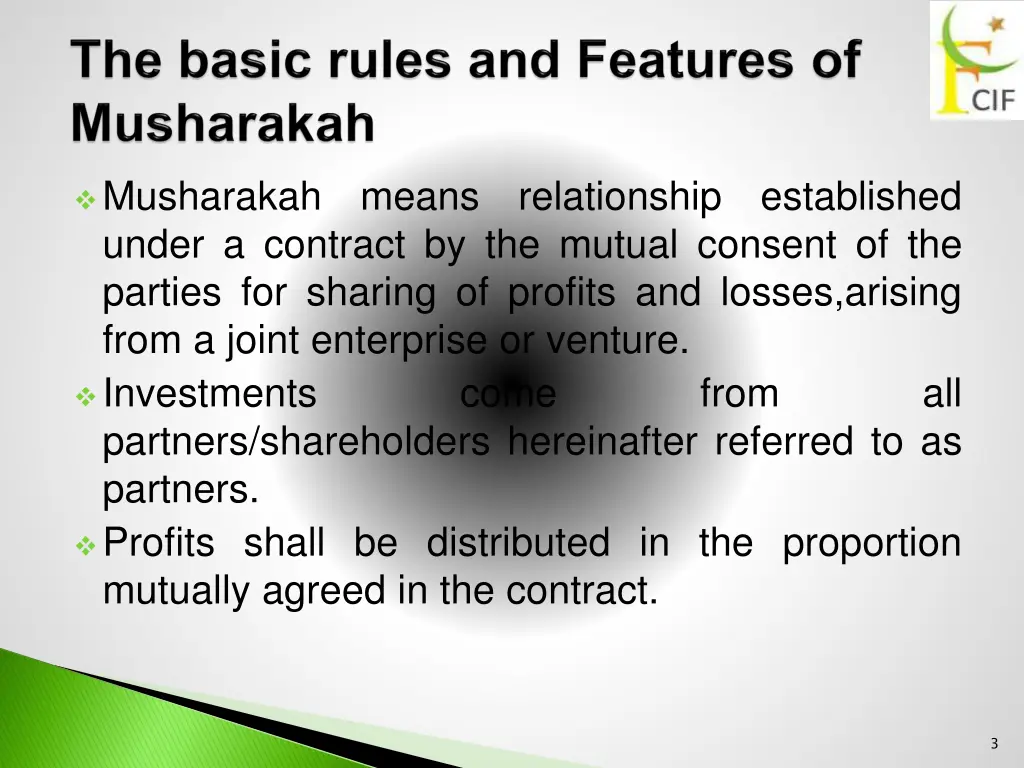 musharakah means relationship established under