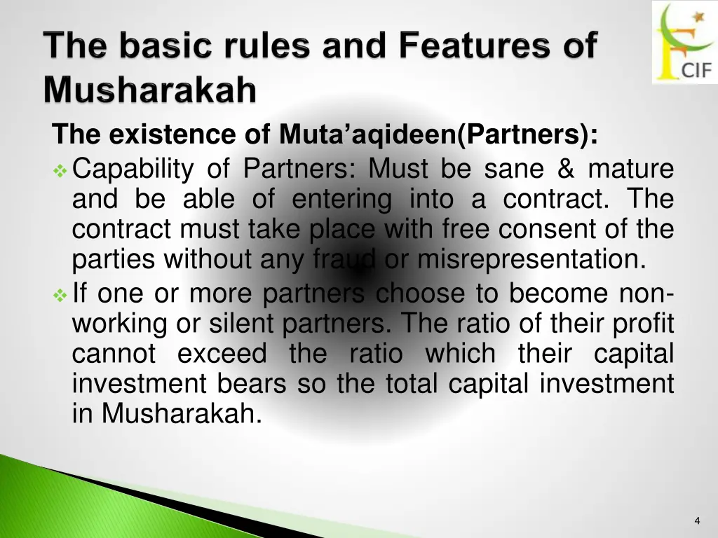 the existence of muta aqideen partners capability