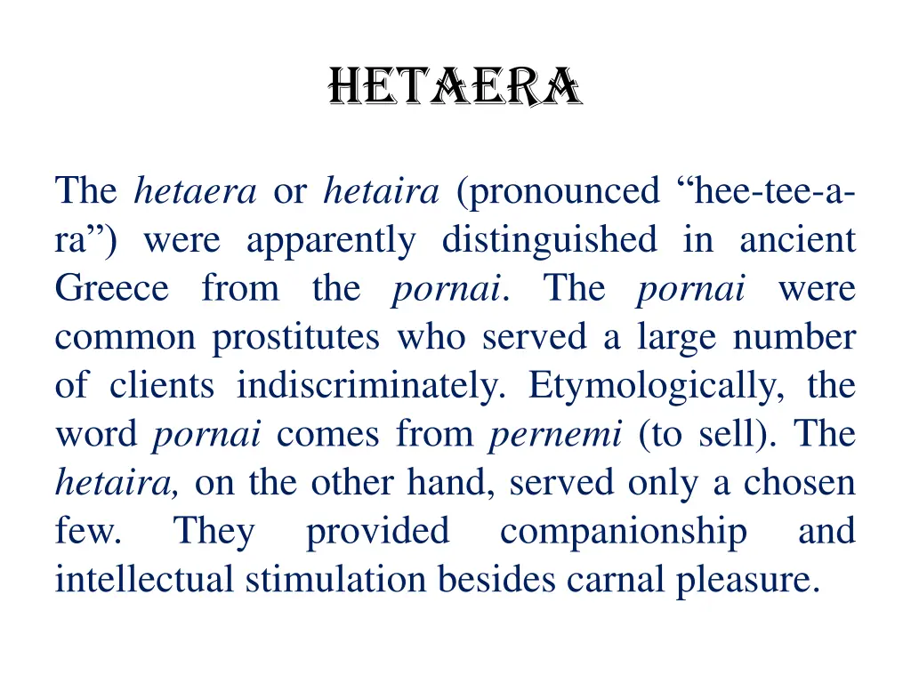 hetaera