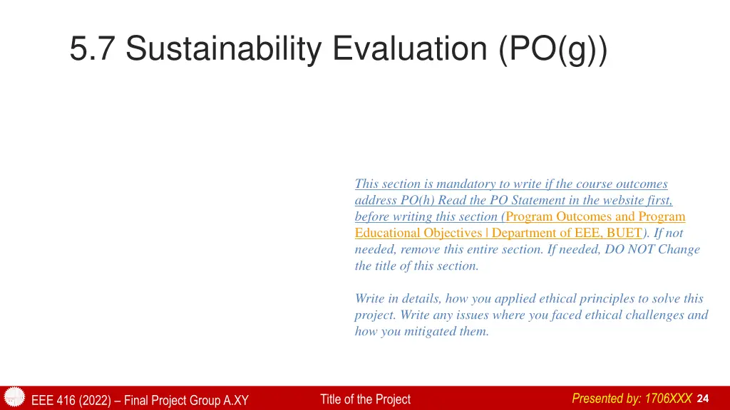 5 7 sustainability evaluation po g