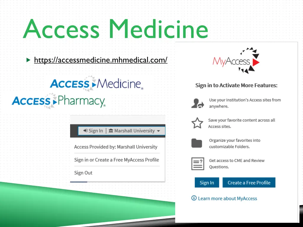 access medicine