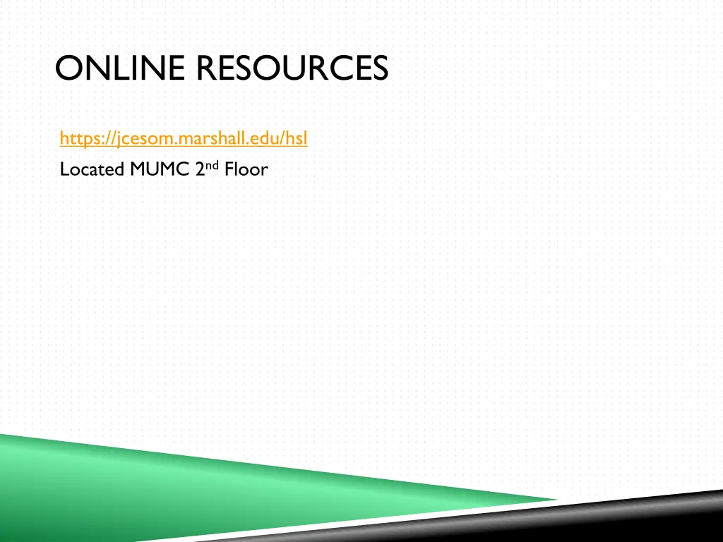 online resources