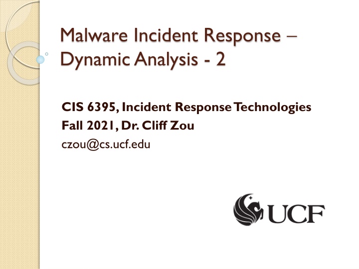 malware incident response dynamic analysis 2