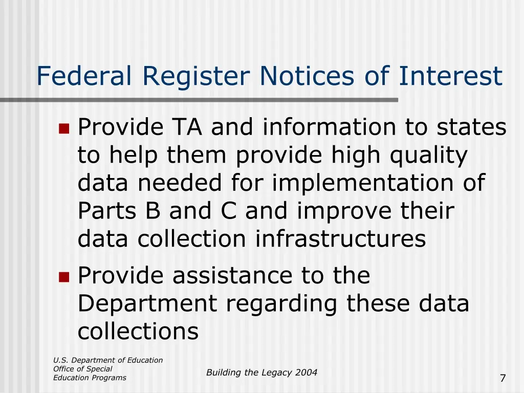 federal register notices of interest 3