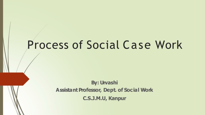 process of social case work