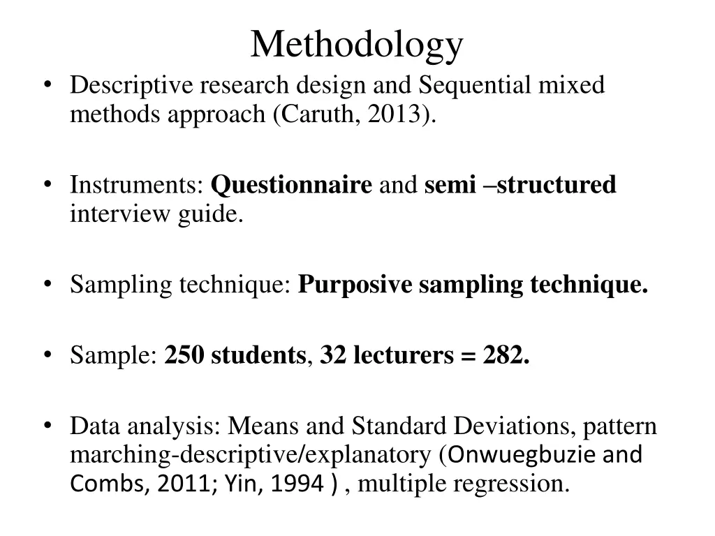 methodology