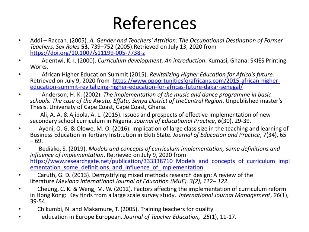 references