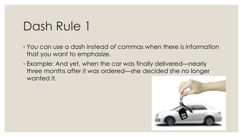 dash rule 1