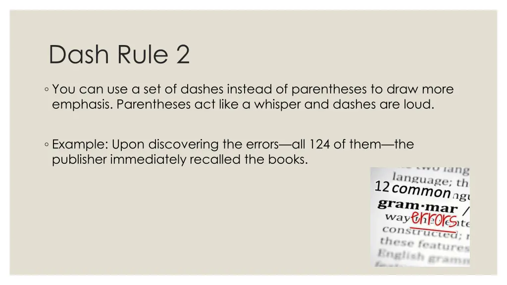 dash rule 2