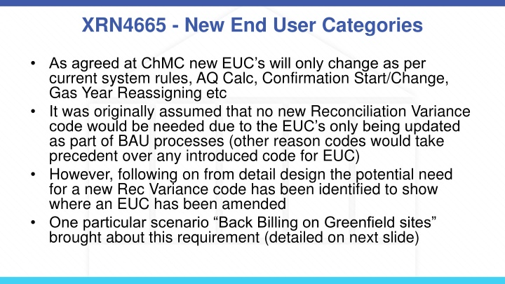 xrn4665 new end user categories