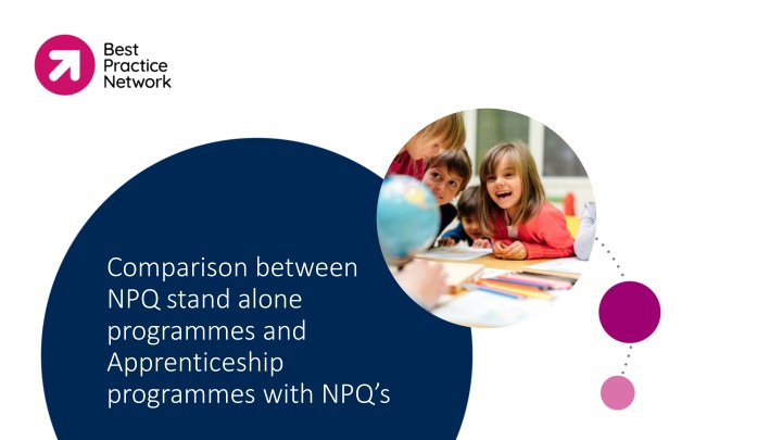 comparison between npq stand alone programmes