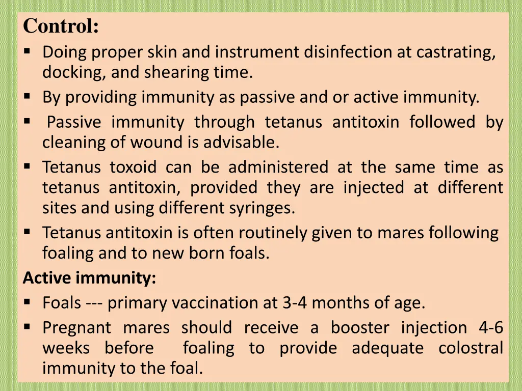 control doing proper skin and instrument