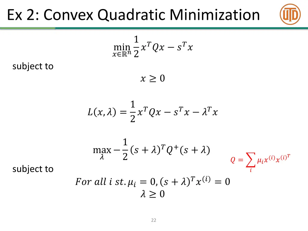 ex 2 convex quadratic minimization 5