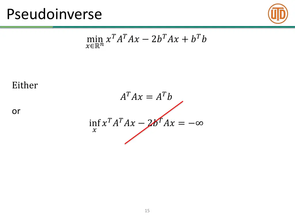 pseudoinverse 3