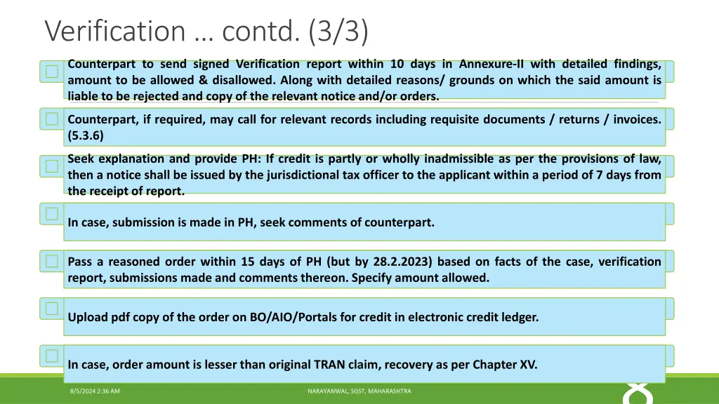 verification contd 3 3